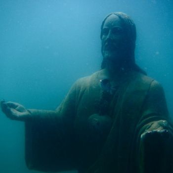 The Submerged Christ in Zihuatanejo