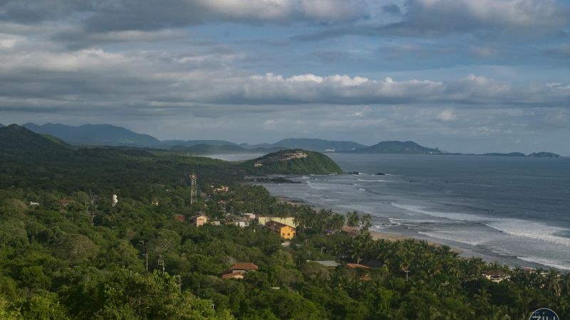 Vista Desde El Mirador De Troncones Lookout View 